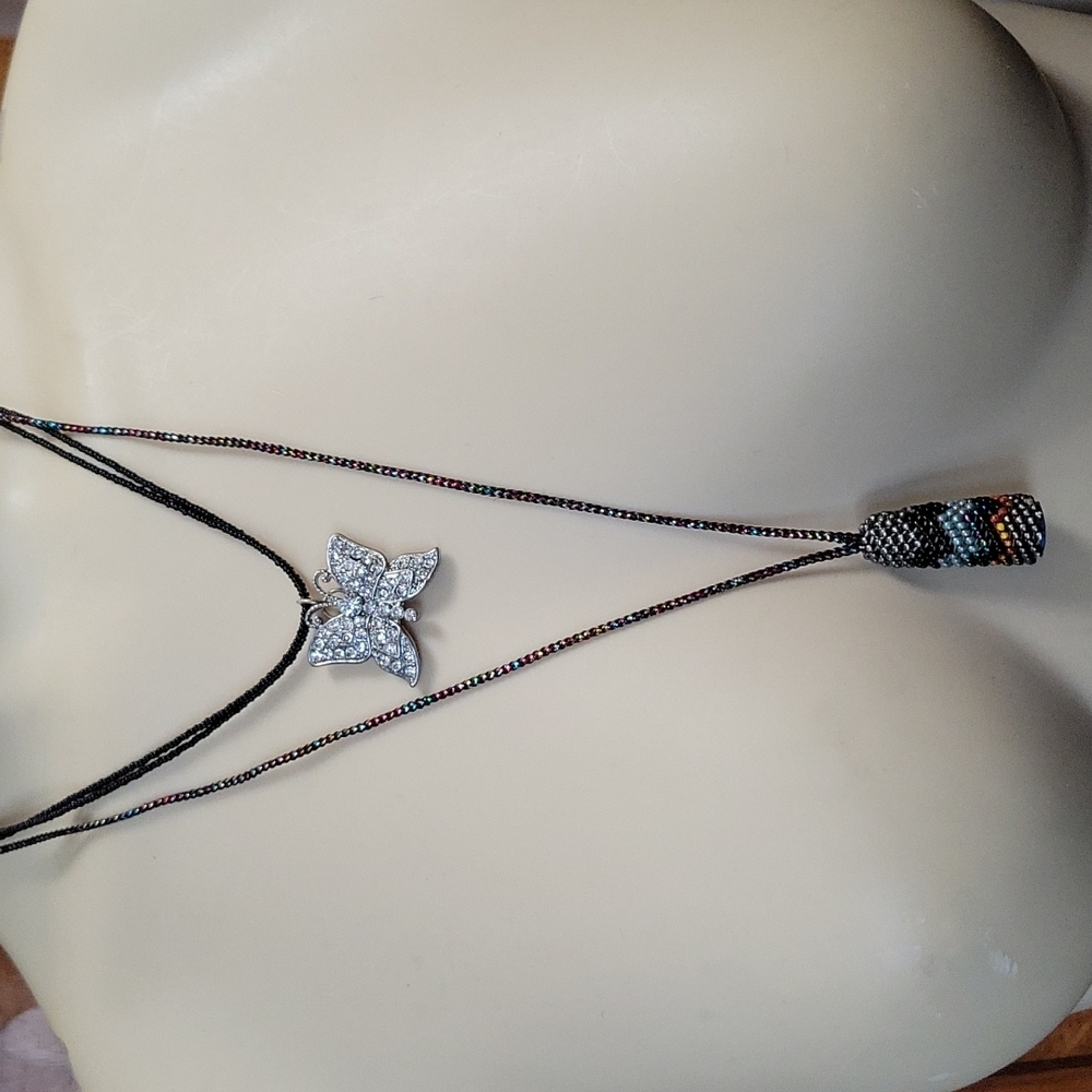 2-Southwest Indian handmade with seed beads Necklaces never worn